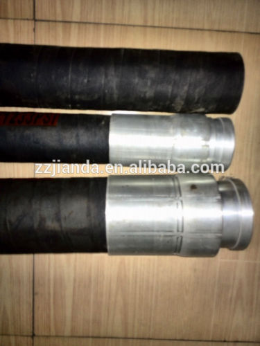 Steel reinforced concrete pumping hose