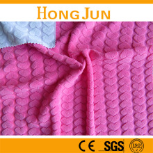 100% polyester or cotton jacquard terry toweling knitting/knitted fabric