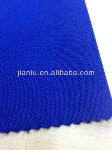 blue wool serge/worsted wool fabric / suits fabric/ wool polyester serge