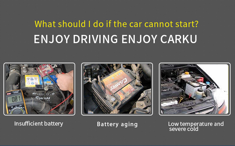 Carku new arrival 18000mAh portable multi-function battery power bank multi-function car jump starter