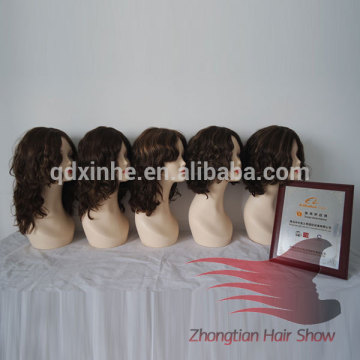 100% virgin unpocessed Human Hair Jewish long wavy kosher wig