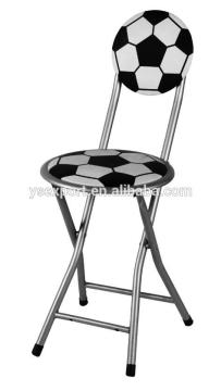 black and white footable clube used chair folding chair world cup fans chair