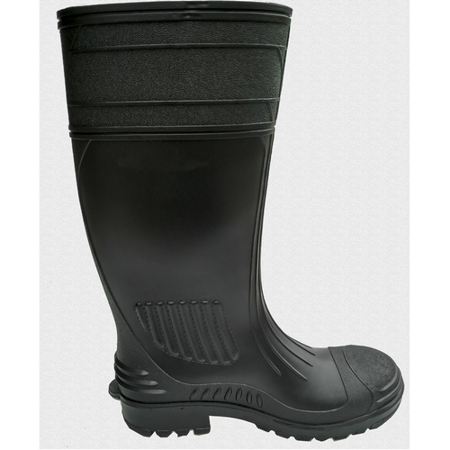 Botas de chuva de segurança em PVC de aço de alta qualidade