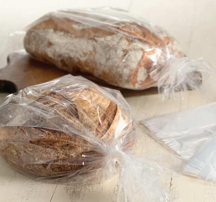 Clear Flat Bag for Bread