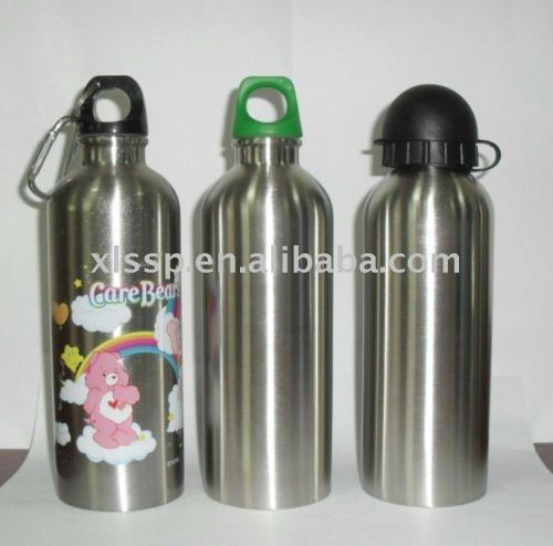 500ml 304 stainless steel drink bottle with small mouth and straight bottle(SGS approved)