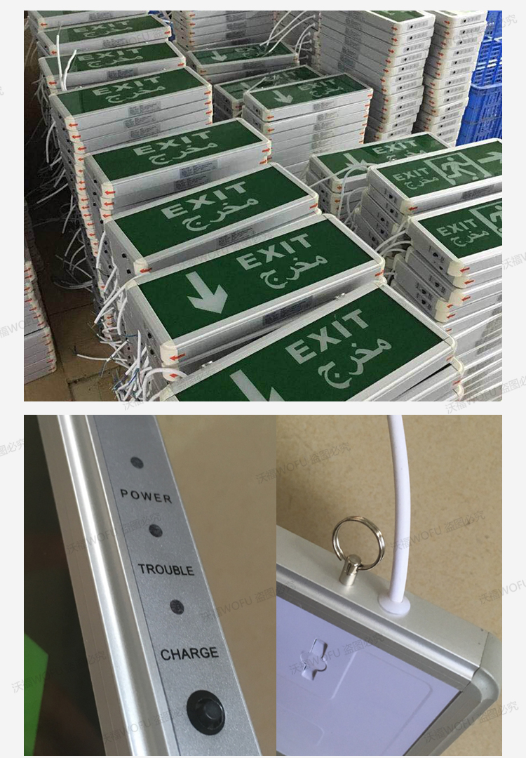 Hanging Type LED Exit Sign, Save Energy Exit Signs