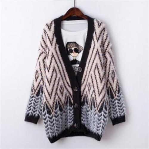 Cardigan de malha personalizado