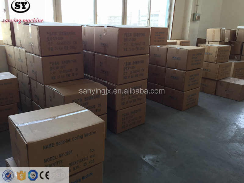 SY-1100 Number Solid Ink Coding Machine Factory Batch Expiration Date Coder