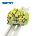 Double Layer Grounding Terminal Blocks