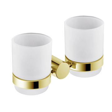 Bathroom Toothbrush Glass Cup Holder Wall Mount