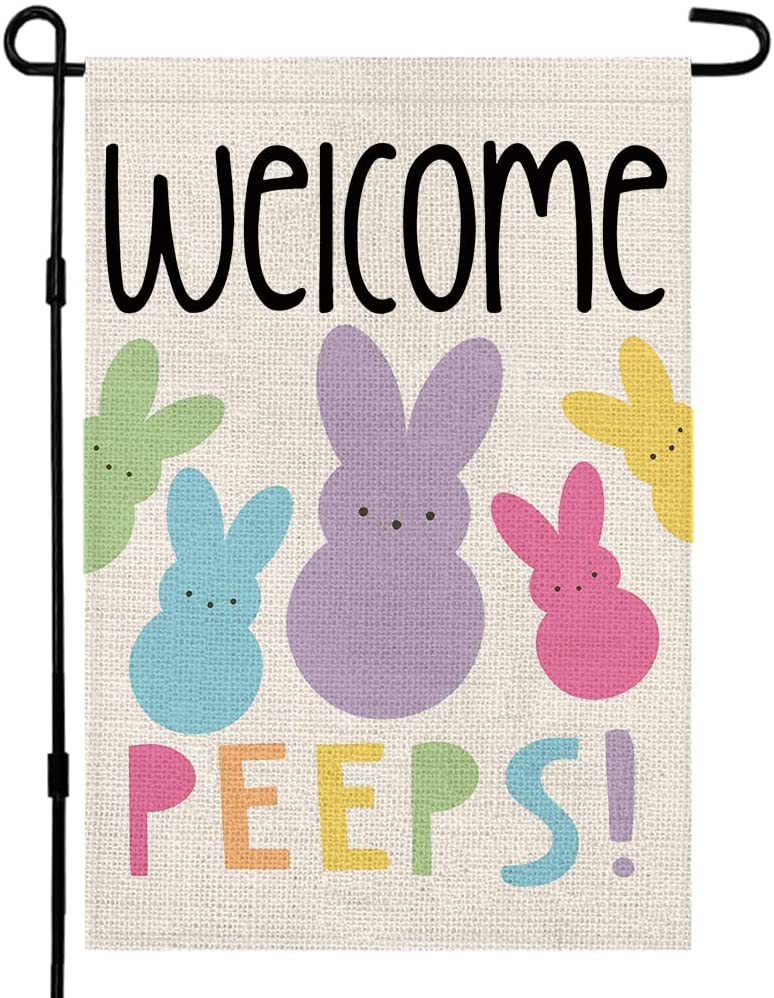 Welcome Easter Garden Flag