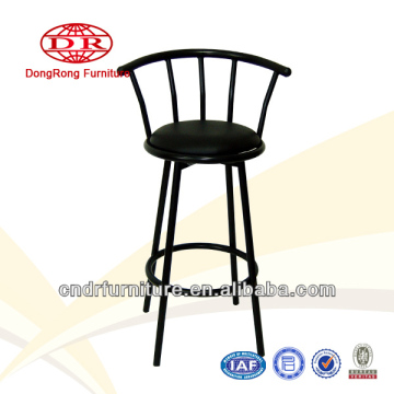 rotatable metal bar chair