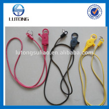 colored elastic bungee cords with metal tip
