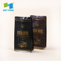 OEM Whey Protein Powder Packaging Side Gusset Coffee Kraft Paper Bag