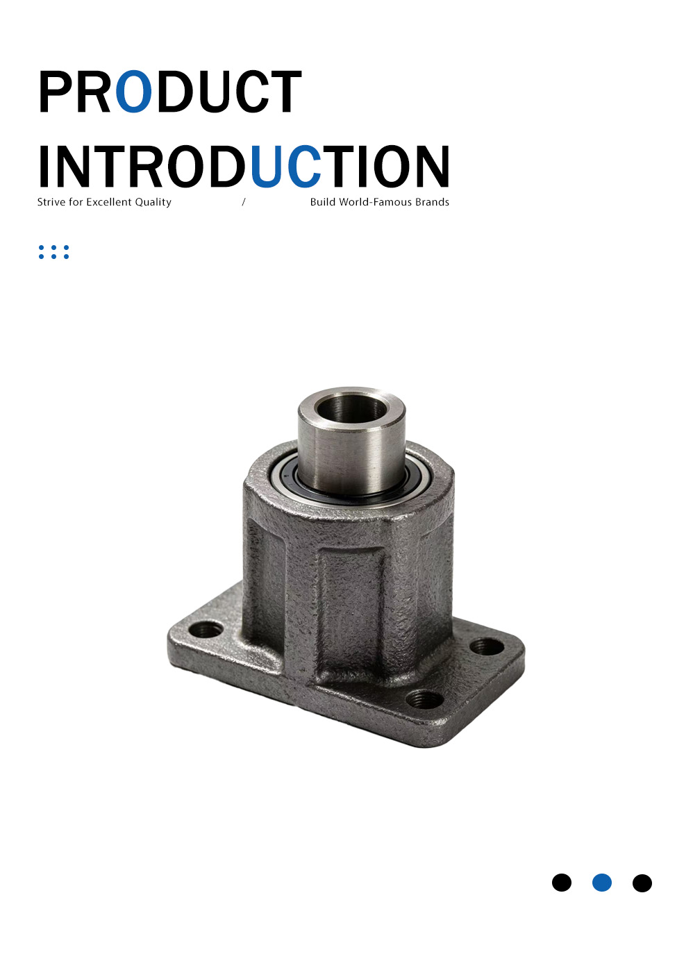Литое сиденье опоры рычага управления Control Lever Support Seat Casting