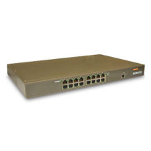 16-port Management Gigabit Ethernet Switch with Store and Forward Architecture
