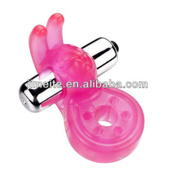 Male flirting fragrant vibration sex cock ring vibe rabbit