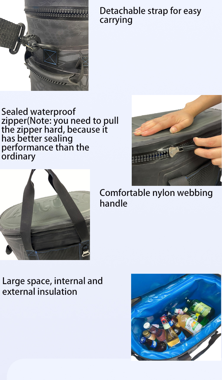 TPU Insulated ice pack Insulated Lunch Bag  Custom  Printing Tote Bags Cooler Picnic Food Lunch Box Bag