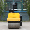 กลองคู่ 0.5 ตันลูกกลิ้งขนาดเล็ก Vibratory Mini Road