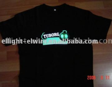 EL T-Shirt,EL Flash T-SHIRT,EL cap,EL sheet,EL light.EL sheet,EL light,EL advertisement,EL poster, EL Panel