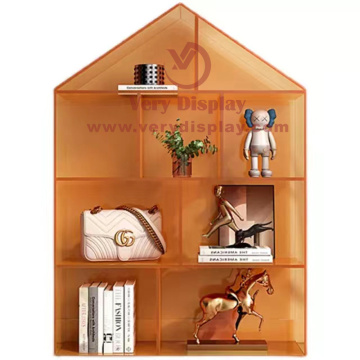 Custom home plexiglass book display furniture