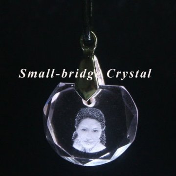 crystal pendant,engraved crystal pendant, 3d laser crystal pendant