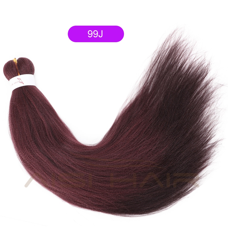 Aisi Hair Best Selling Wholesale Solid Color Jumbo Easy Fiber Pre Stretched For Women Synthetic Crochet Braiding Hair Extensions