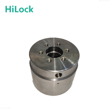 High pressure cylinder end cover-Supercharger assembly