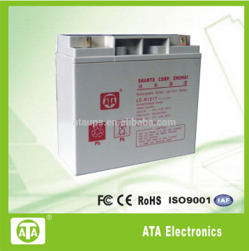 12V17AH UPS battery, lead-acid battery, rechargable battery