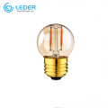 LEDER Lampadine Edison bianche e dorate