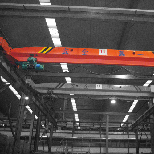 5T Single Beam Steel Factory bovenloopkraan