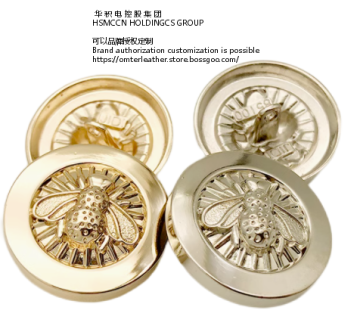 High-end metal buttons gold clothing buttons suit coat buttons cufflinks round suit buttonsbees customizable patterns