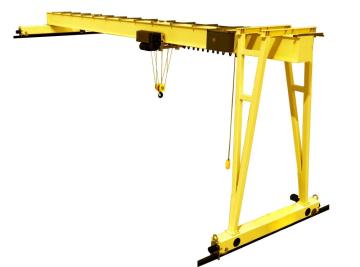 Electric semi-gantry gantry crane for lifting precast girder