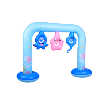 Reka Bentuk Baru Inflatable Arch Sprinklers Air Game Toy