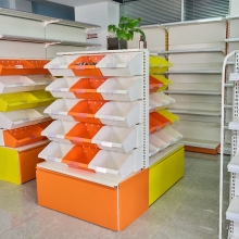 Double -sided Bucket Snack Rack