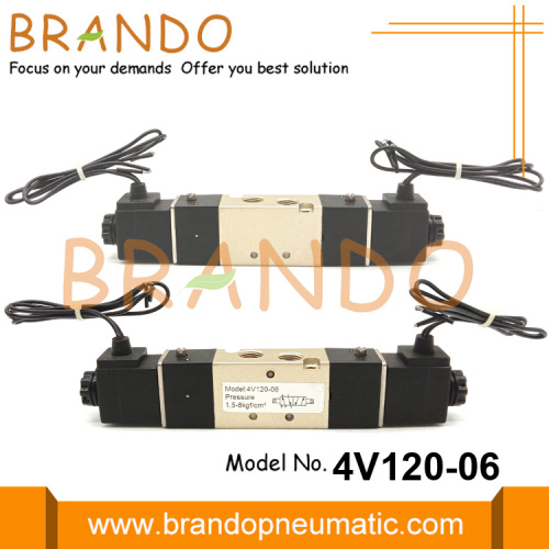 1/8 &#39;&#39; 4V120-06 Airtac Type Pneumatic Solenoid Valve 220VAC