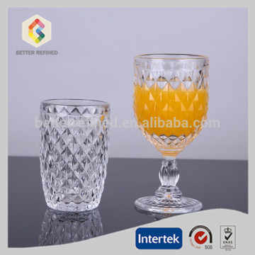 Clear juice drinking glass cup/Drinking glassware