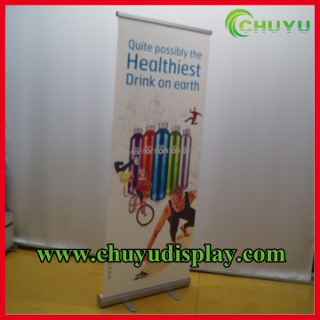 stand rolling banner poster promotional floor stand banner vertical banner frame