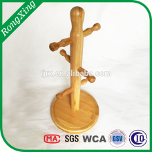 Bamboo mug holder,bamboo mug rack