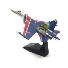 1/100 Scale Russia Su27 Military Model Aircraft Model - SU-27 Fighter Jet Alloy Plane
