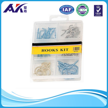 50PCS of Hook Assortment (relative to square hook, cup hook, screw hook)