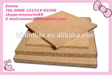 Chinese oak veneer particle board/finished particle board