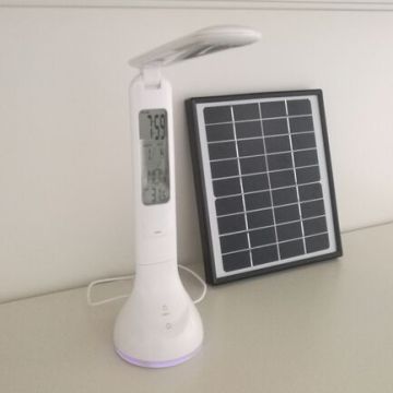 Foldable led solar desk lamp