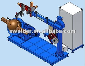 Special digital control welding machine for rear cover of axle housing circumferential seam welder