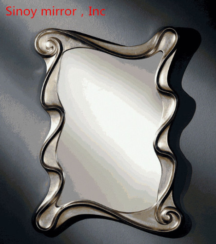Unframed Bathroom mirror glass coated silver with thickness 2-8mm