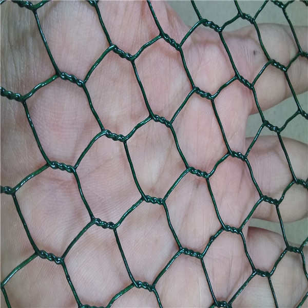 PVC coated hexagonal wire mesh