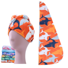 Custom Logo Microfibre Hair Dryer Towel Wrap with High Absorbency