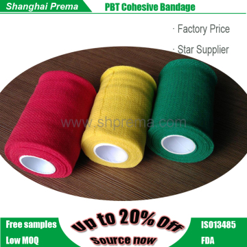 High Quality PBT Coheisve Bandage cohesive bandage 10cm x 4.5mt