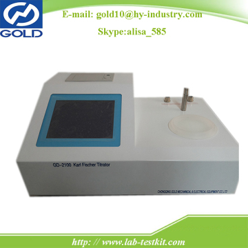 Karl Fischer Titrator / Karl Fischer Titration Apparatus / Auto Titration Karl Fischer Titration (GD-2100)