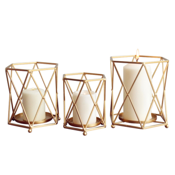 Simple modern light luxury candlestick shop table decoration